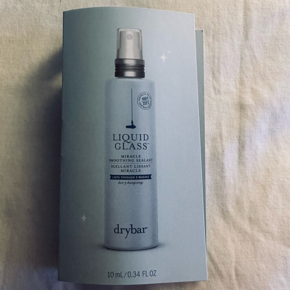 Drybar Liquid Glass Miracle Smoothing Sealant 10ml 0.34oz Deluxe Sample Size New